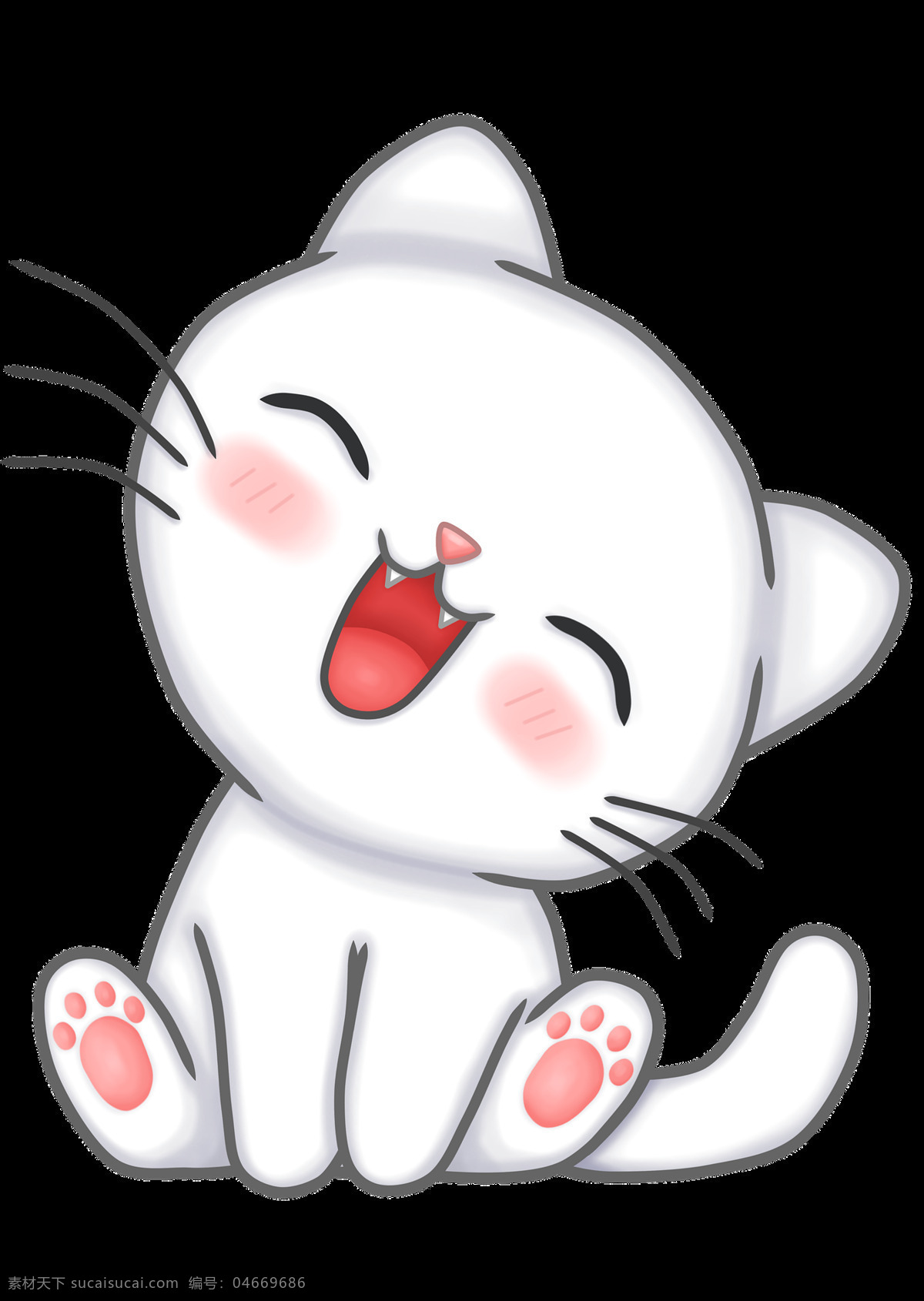 可爱卡通猫咪 猫 弗利纳 小猫 快乐 被驯服的 动物 投标 宠物 卡哇伊 乐趣 哺乳动物 卡通 微笑 可爱 生物世界 野生动物