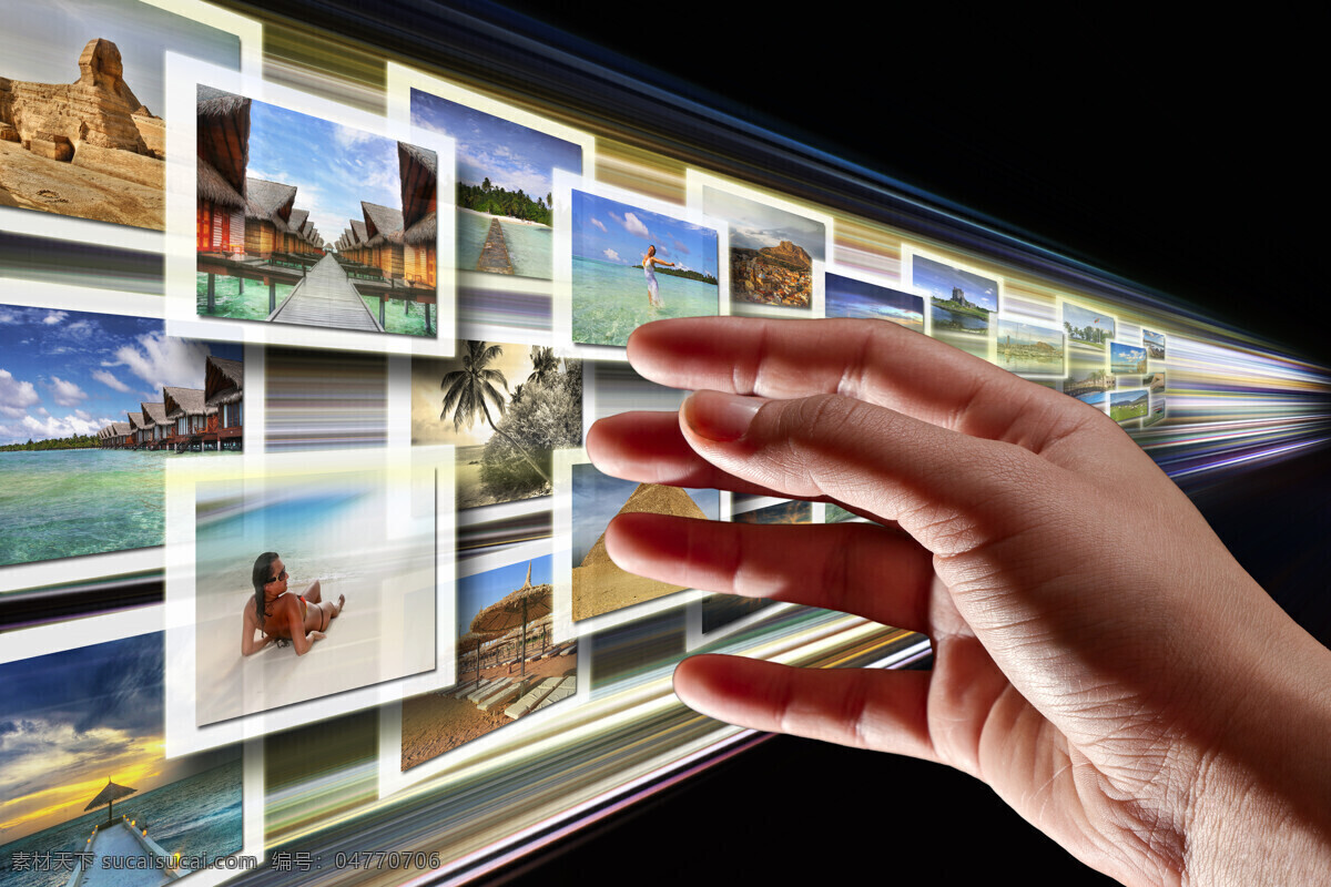 触摸屏 手势 手 屏幕 高科技 未来科技 图片展示 多媒体 网络 其他类别 现代科技