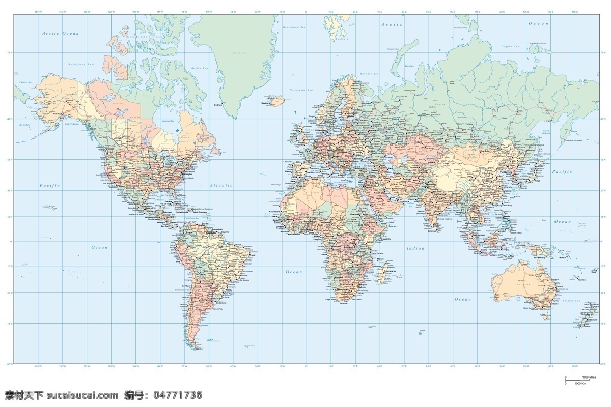世界 计划 矢量 地图 平面 世界地图 矢量图 日常生活