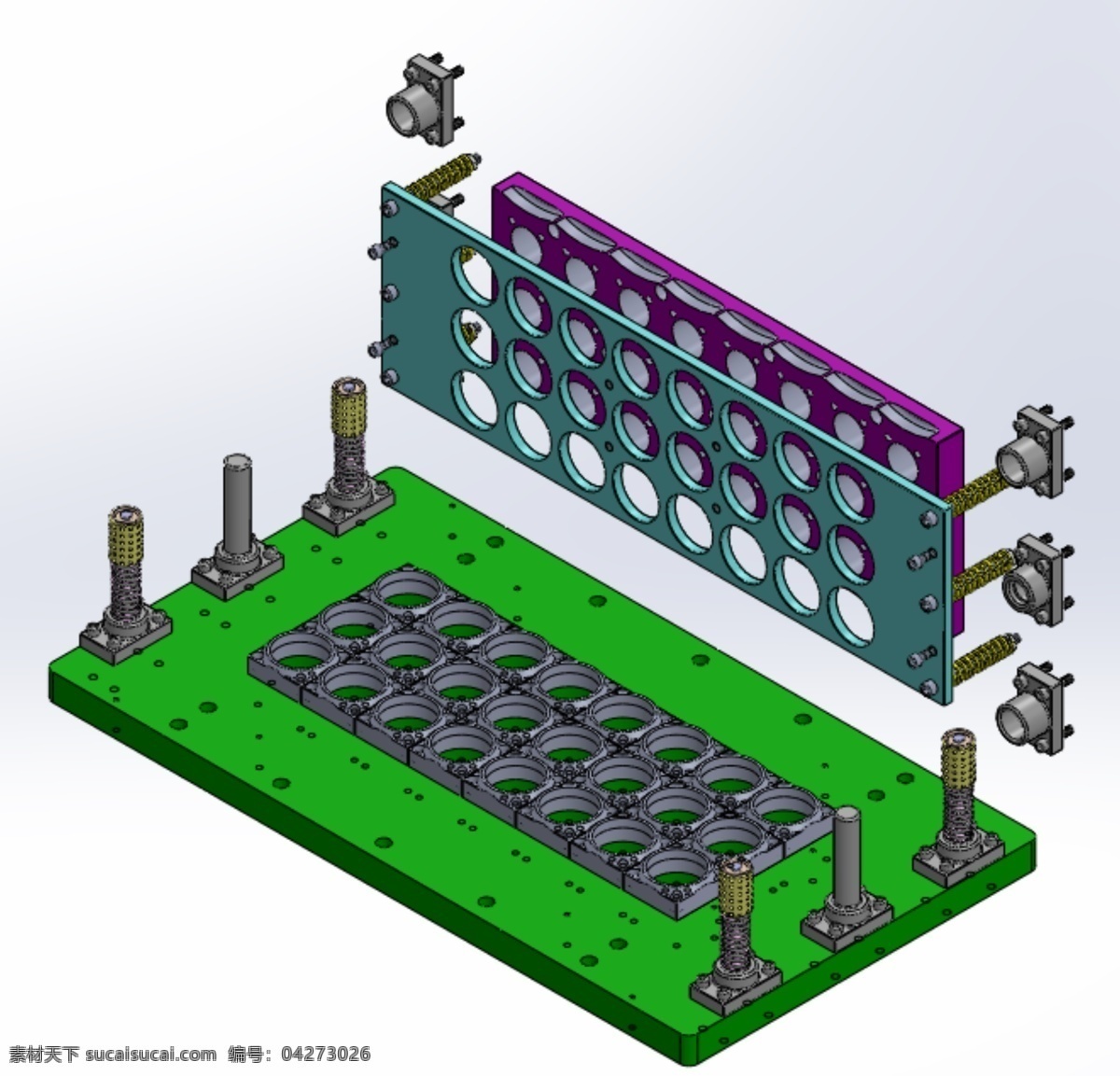 集 割 模具 thermoformming 工业设计 设备 3d模型素材 其他3d模型