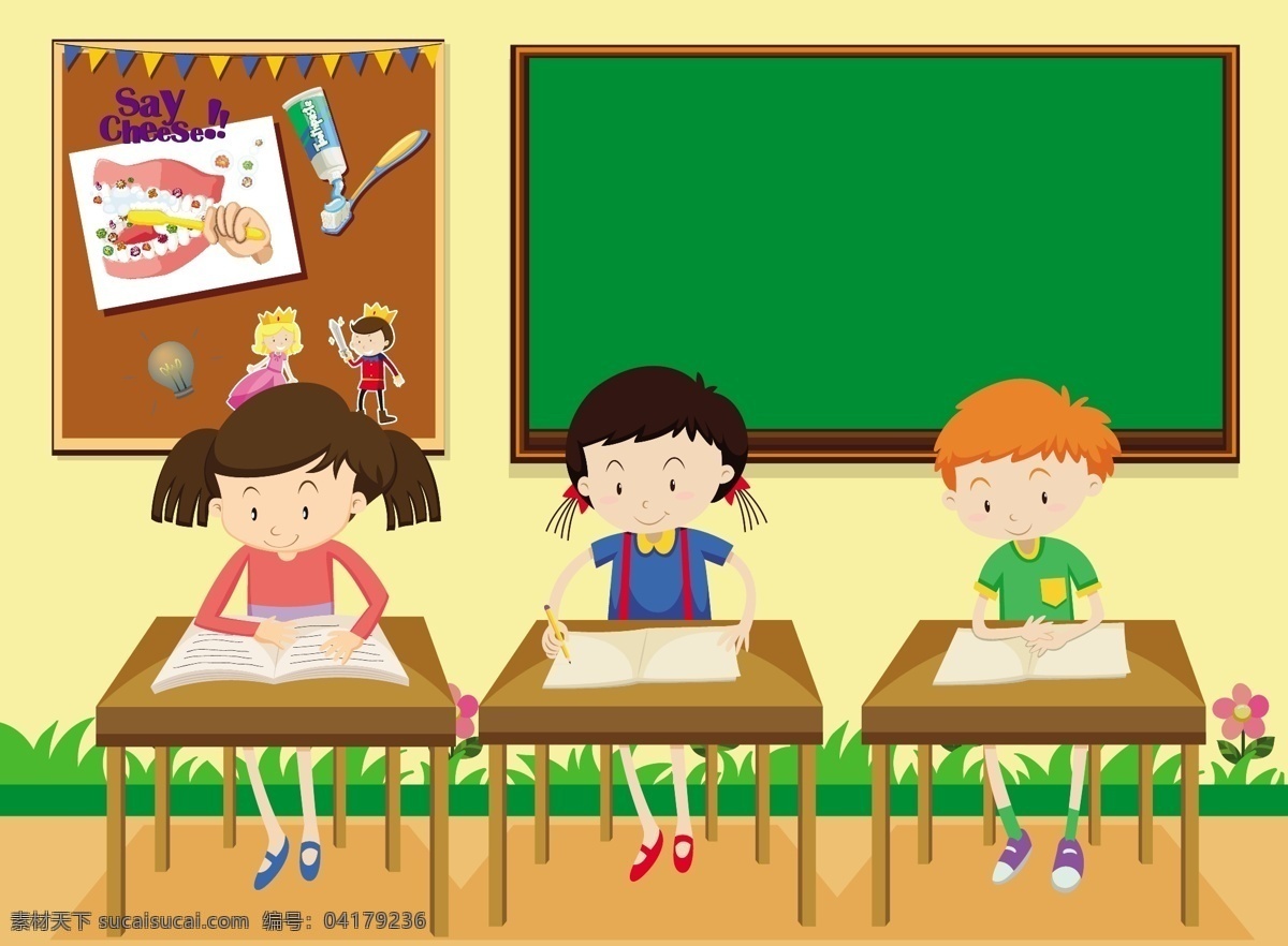 卡通学生插画 孩子 儿童 童年 学生 人物 男孩 女孩 读 学习 知识 兴趣 科学 教育 书 插图 卡通儿童 卡通设计