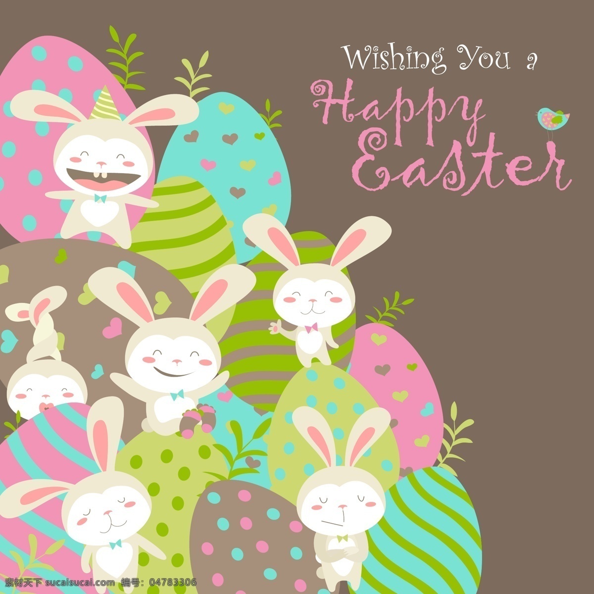 卡通 兔子 彩蛋 动物 卡通彩蛋素材 可爱