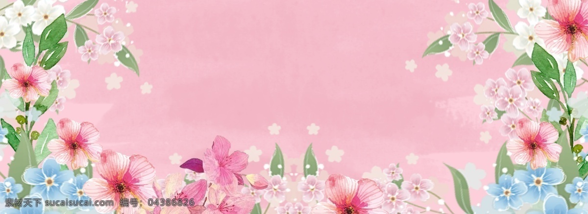 粉色 花朵 三八妇女节 女王 节 海报 背景 三八 女王节 妇女节 海报背景 女生节 女神节 花朵边框 绿叶 春天