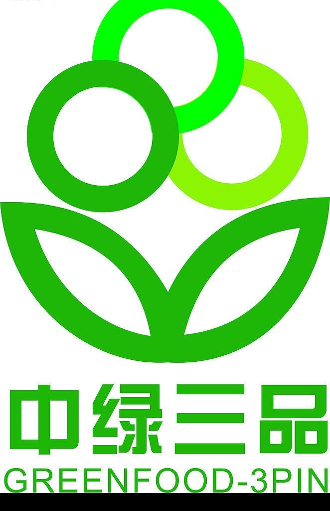 中绿三品 中绿 三品 标识标志图标 企业 logo 标志 矢量图库