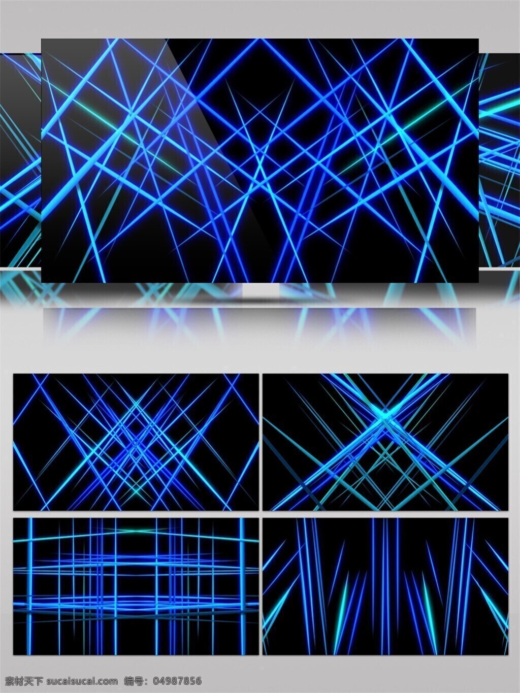 蓝色 创意 线条 视频 高清 科技蓝色 vj线条 科技感 视频素材 动态视频素材