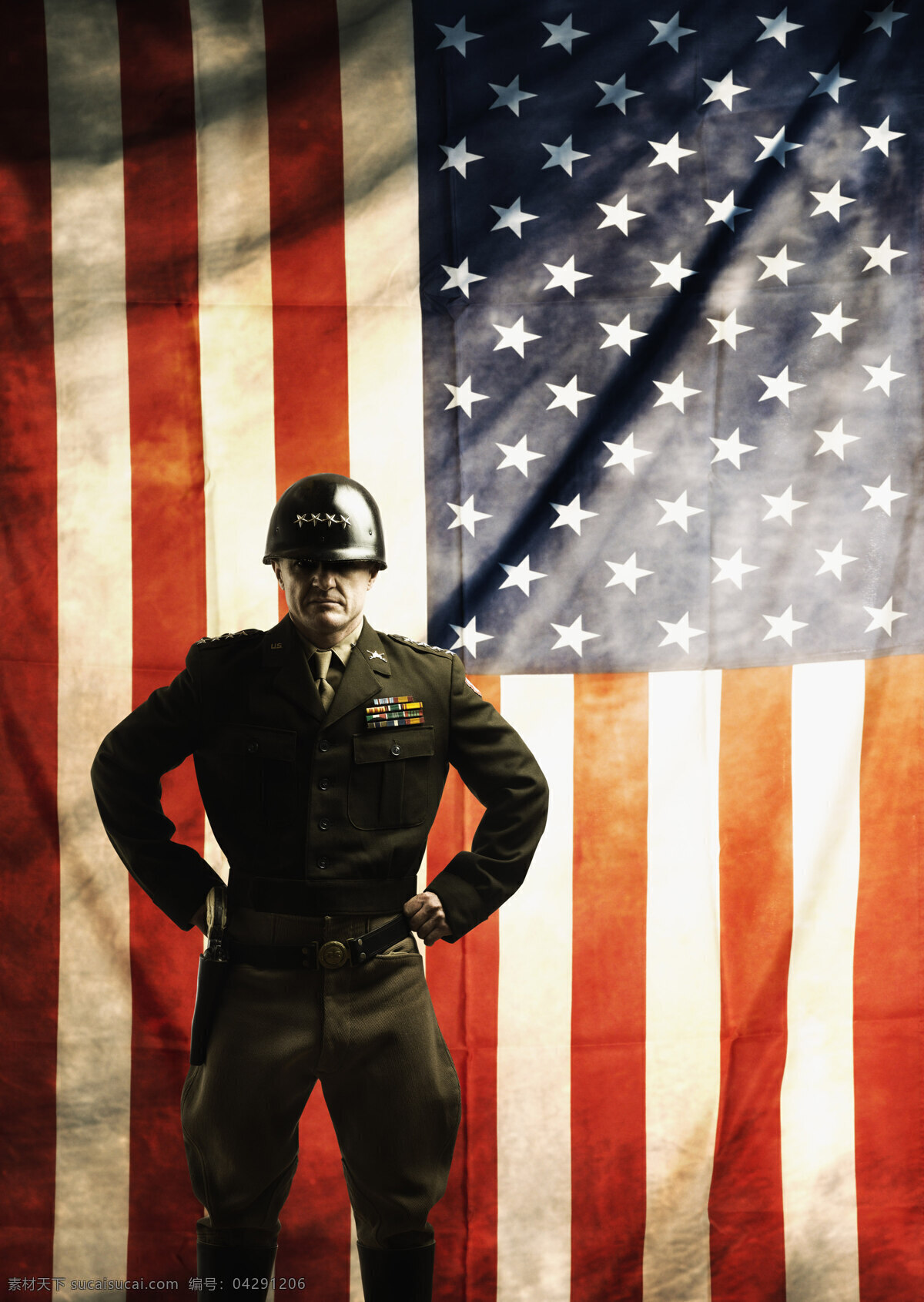 美国 军官 旗帜 美国大兵 士兵 外国 人物 男人 未来 力量 人物图库 男性男人 摄影图库