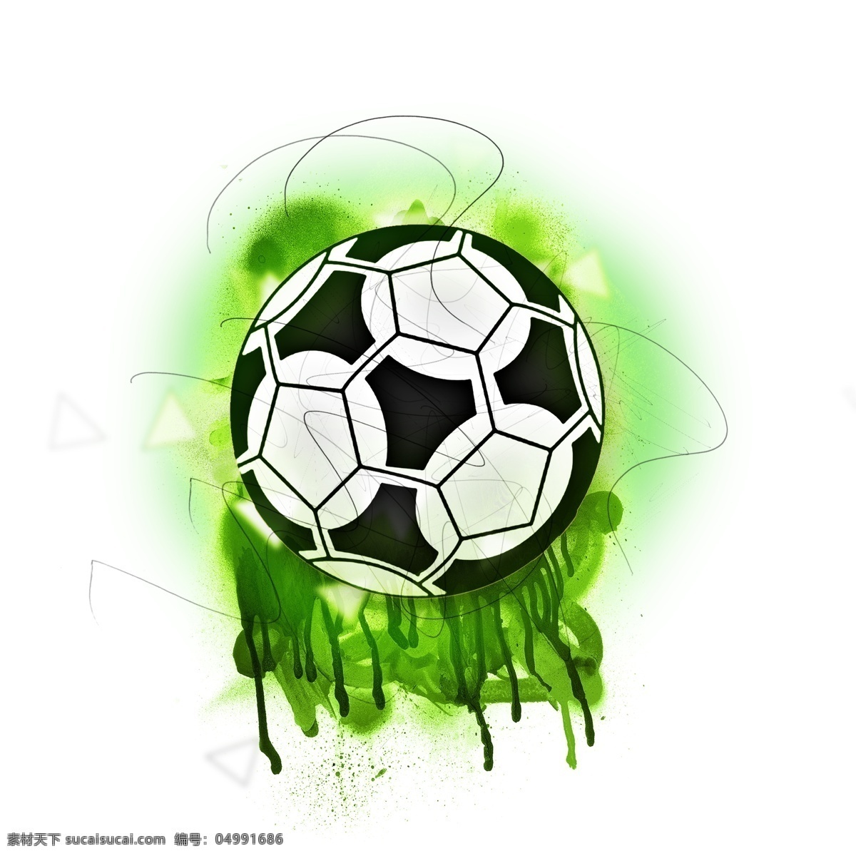 绿色 炫 酷 时尚 世界杯 足球 墨迹 炫彩足球 渐变 体育运动 体育比赛 足球比赛 炫彩的世界杯 炫酷世界杯
