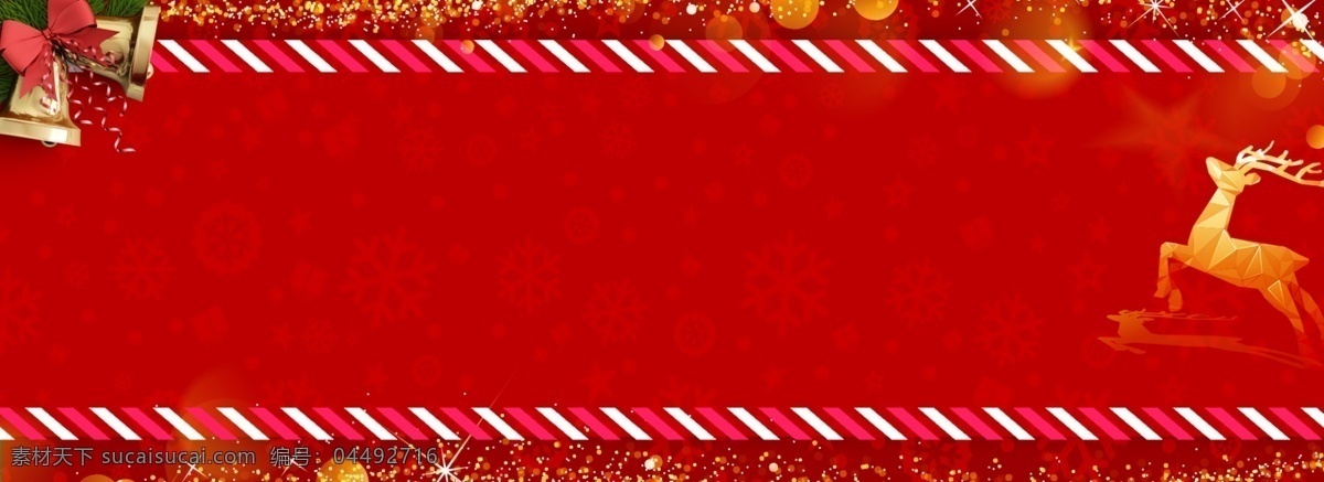 圣诞节 红色 喜庆 圣诞 鹿 banner 背景 圣诞节背景 亮光 圣诞鹿 铃铛