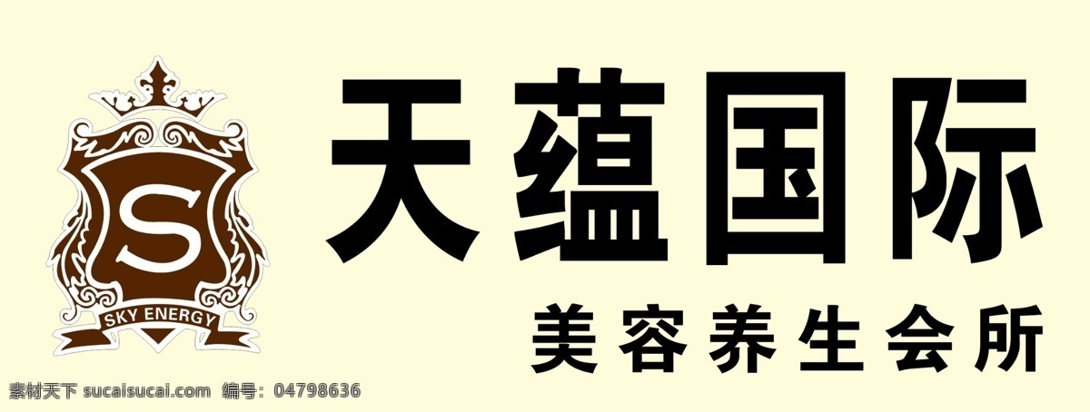 天 蕴 国际 养生 会所 logo 天蕴国际 天蕴门头 天蕴海报 养生会所 美容门头