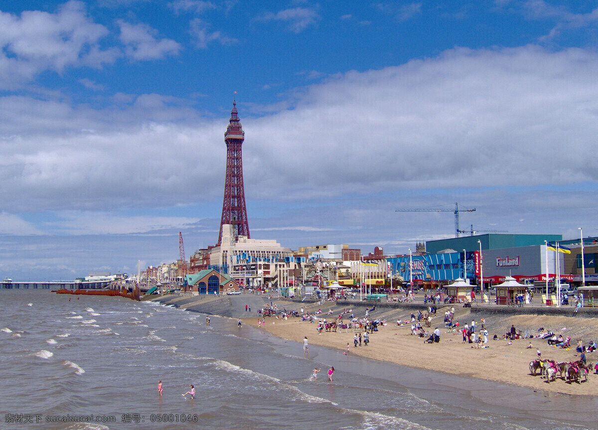 海边旅游 海滩度假 建筑景观 自然景观 英格兰 海滩 英格兰海滩 海滩雷达站 psd源文件