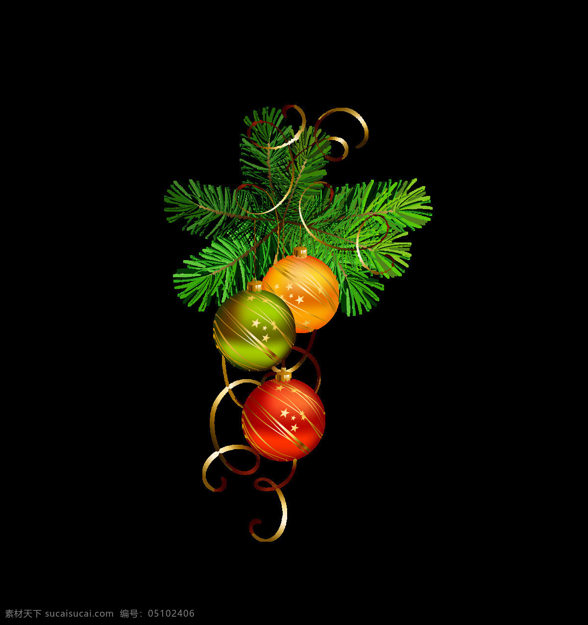 圣诞 松枝 彩球 装饰 元素 2018圣诞 christmas merry 抽象元素 节日元素 卡通圣诞元素 设计素材 圣诞彩球 圣诞松枝 圣诞素材 圣诞透明元素