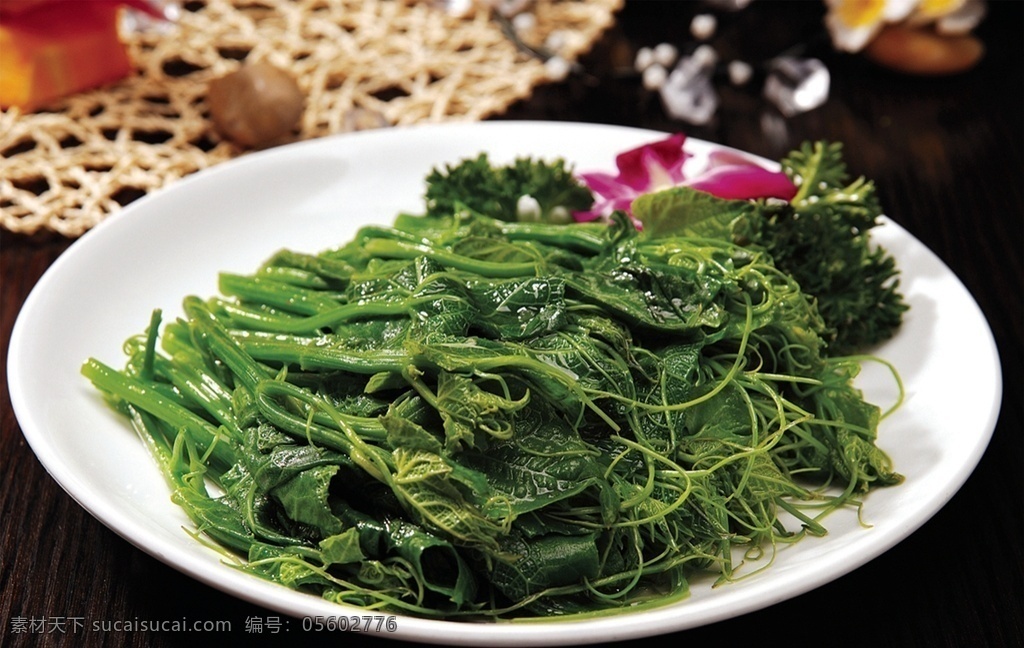 丝瓜苗 美食 传统美食 餐饮美食 高清菜谱用图