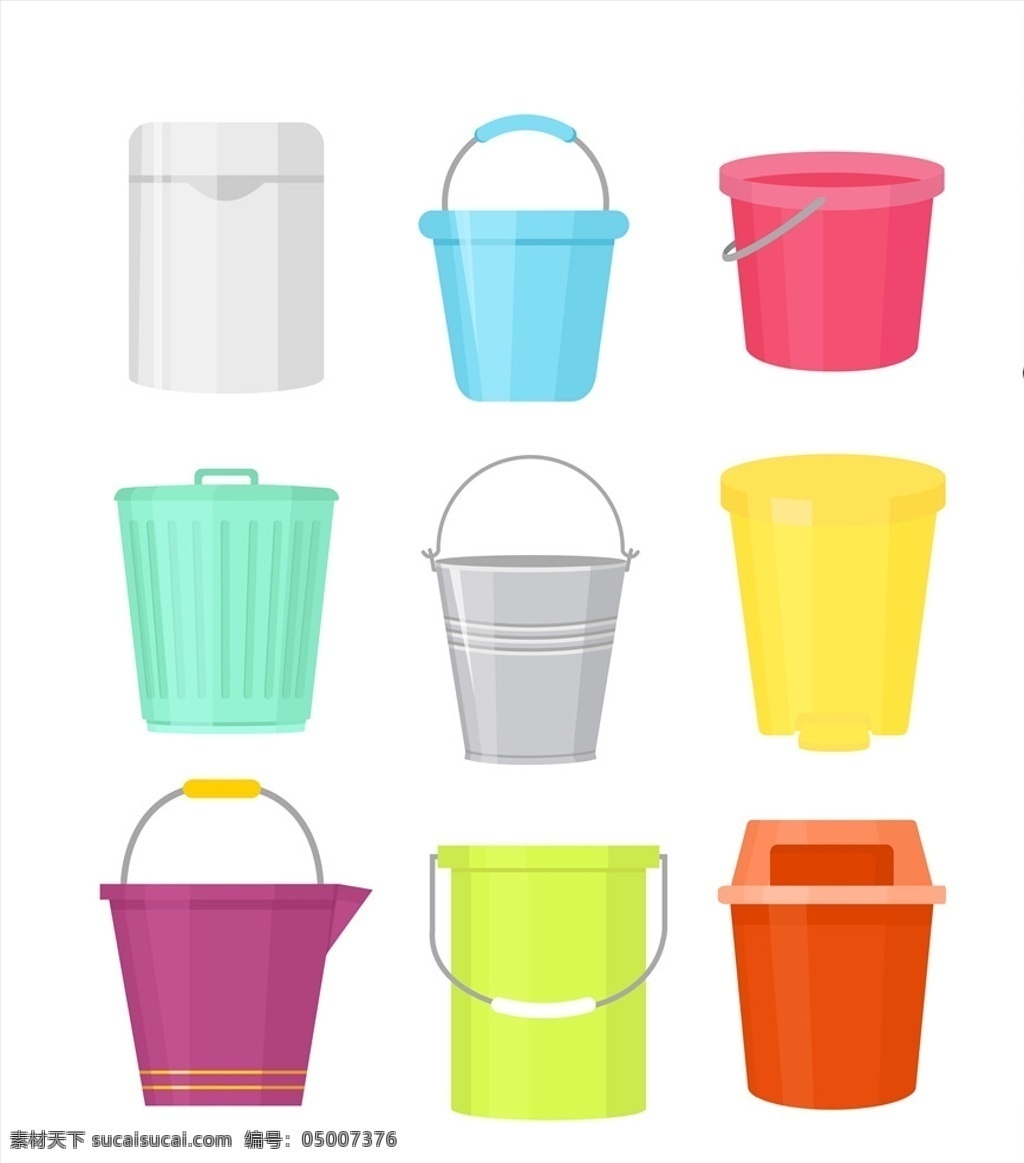 木桶 塑胶桶 铁桶 油漆桶 桶 卡通水桶 水桶素材 卡通水桶素材 底纹边框 其他素材