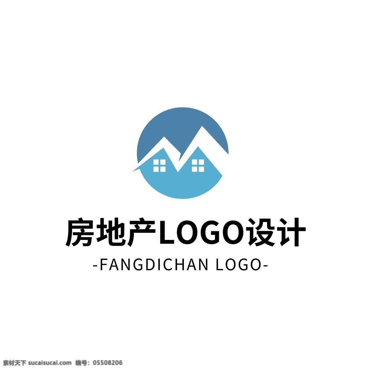 简约 大气 创意 房地产 logo 标志设计 标志