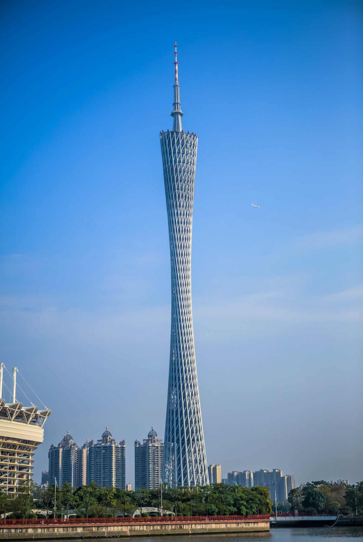 广州塔 建筑 珠江 蓝天 小蛮腰 旅游摄影 国内旅游