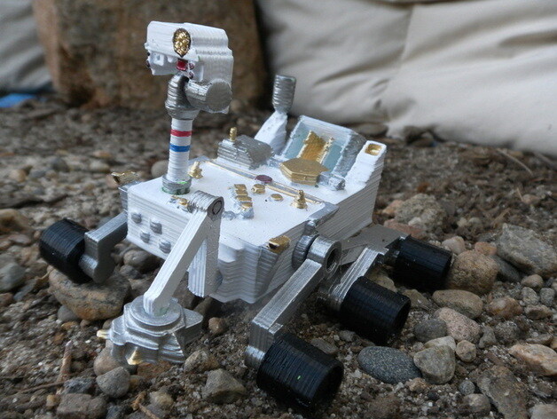 好奇 号 火星 探测器 机器人 科学 空间 模型 实验室 探索 3d打印模型 建筑结构模型 天文学 好奇心 火星车 msl nasa 月球车