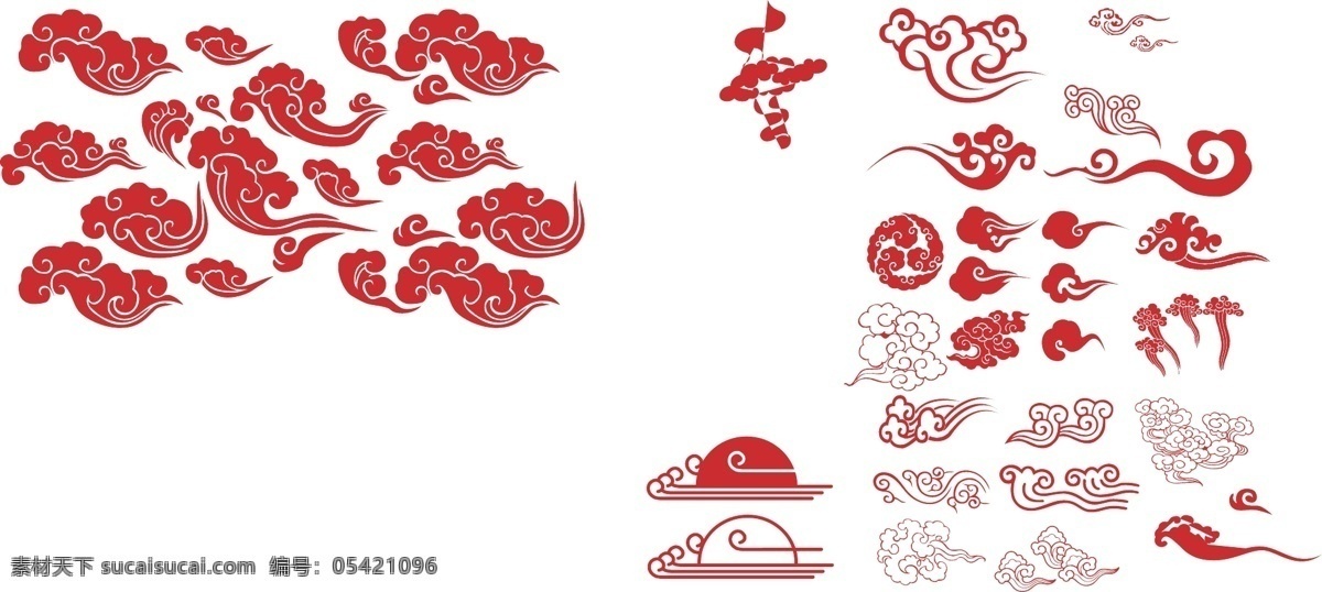 祥云矢量图 祥云 矢量图 吉祥 图案 云纹 底纹 文化艺术 传统文化