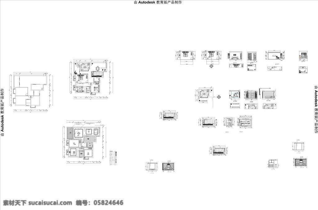 室内设计 装修 平面图 cad 简约风格 吊顶cad 平面布置图 施工图 室内 设计图 室内广告设计 dwg 环境设计