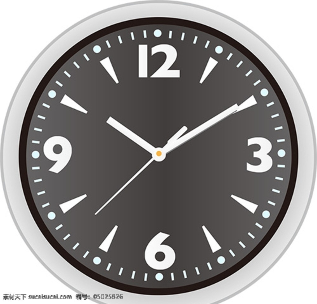 时间钟表 时间 钟 钟表 时间表 圆形时间表 黑白钟 其他小图标