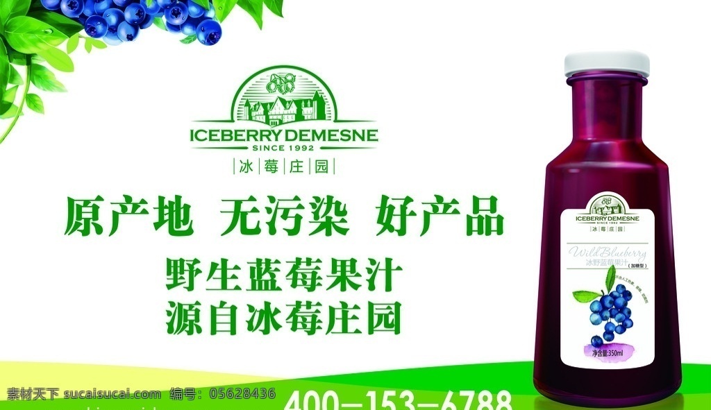 蓝莓广告 冰莓庄园 蓝莓 冰莓 庄园 logo 绿色 灵感