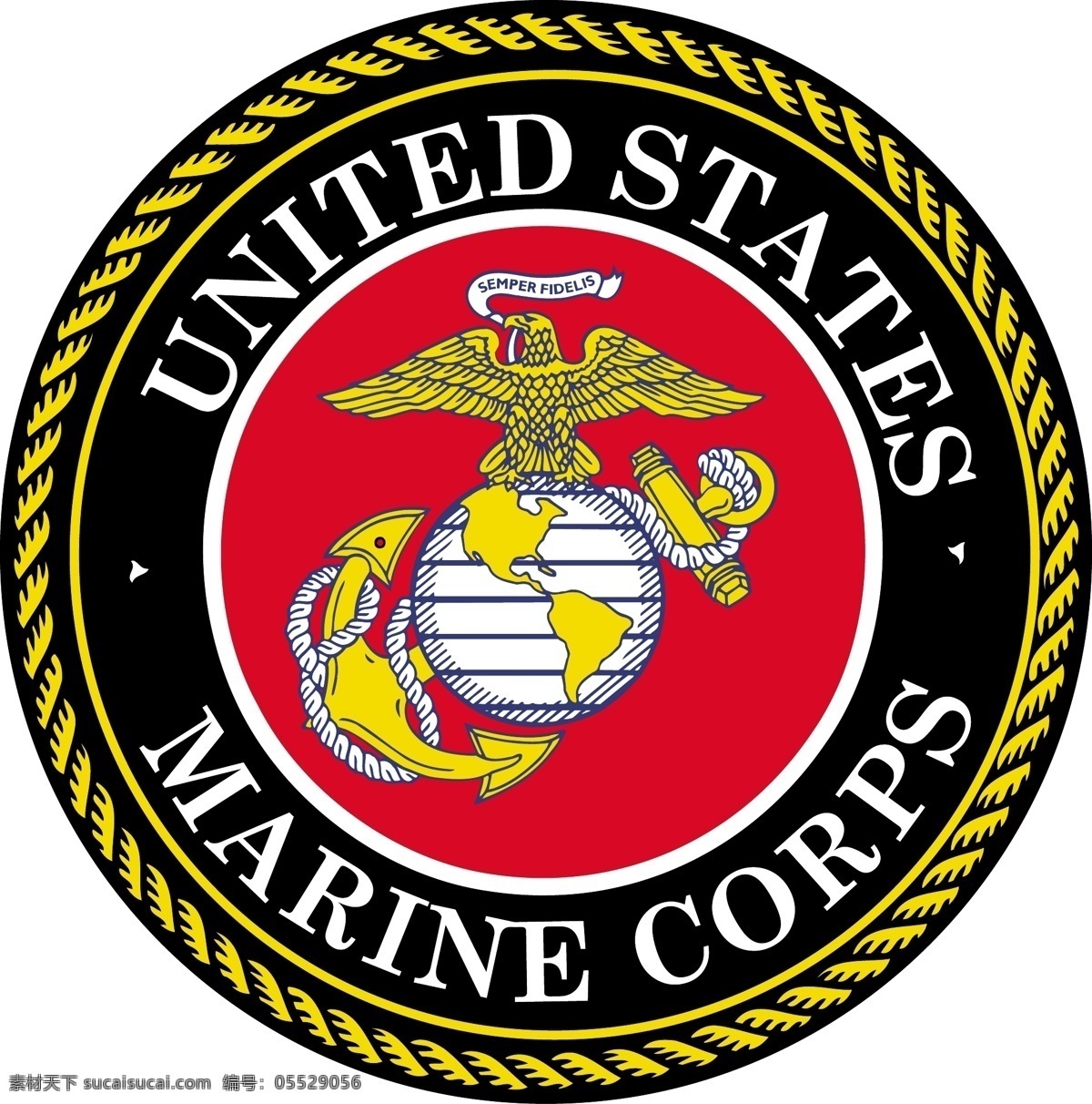 美国 海军陆战队 标识 公司 免费 品牌 品牌标识 商标 矢量标志下载 免费矢量标识 矢量 psd源文件 logo设计