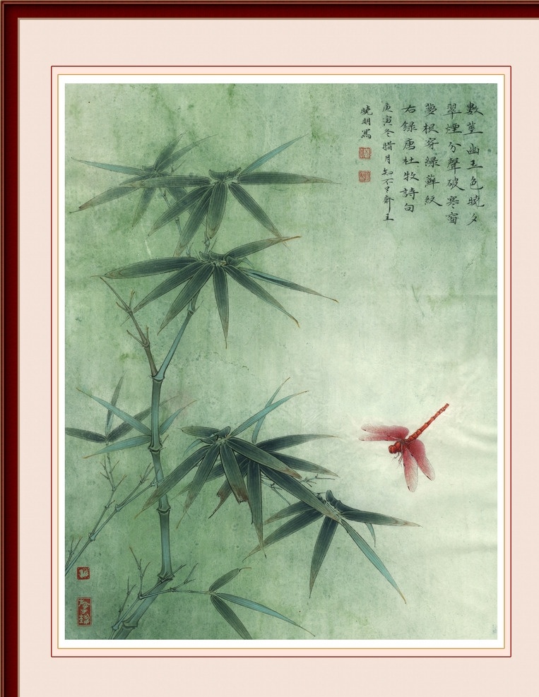 工笔画 工笔花鸟 国画 李晓明 四君子 梅兰竹菊 工笔国画 花鸟画 竹子 文化艺术 绘画书法