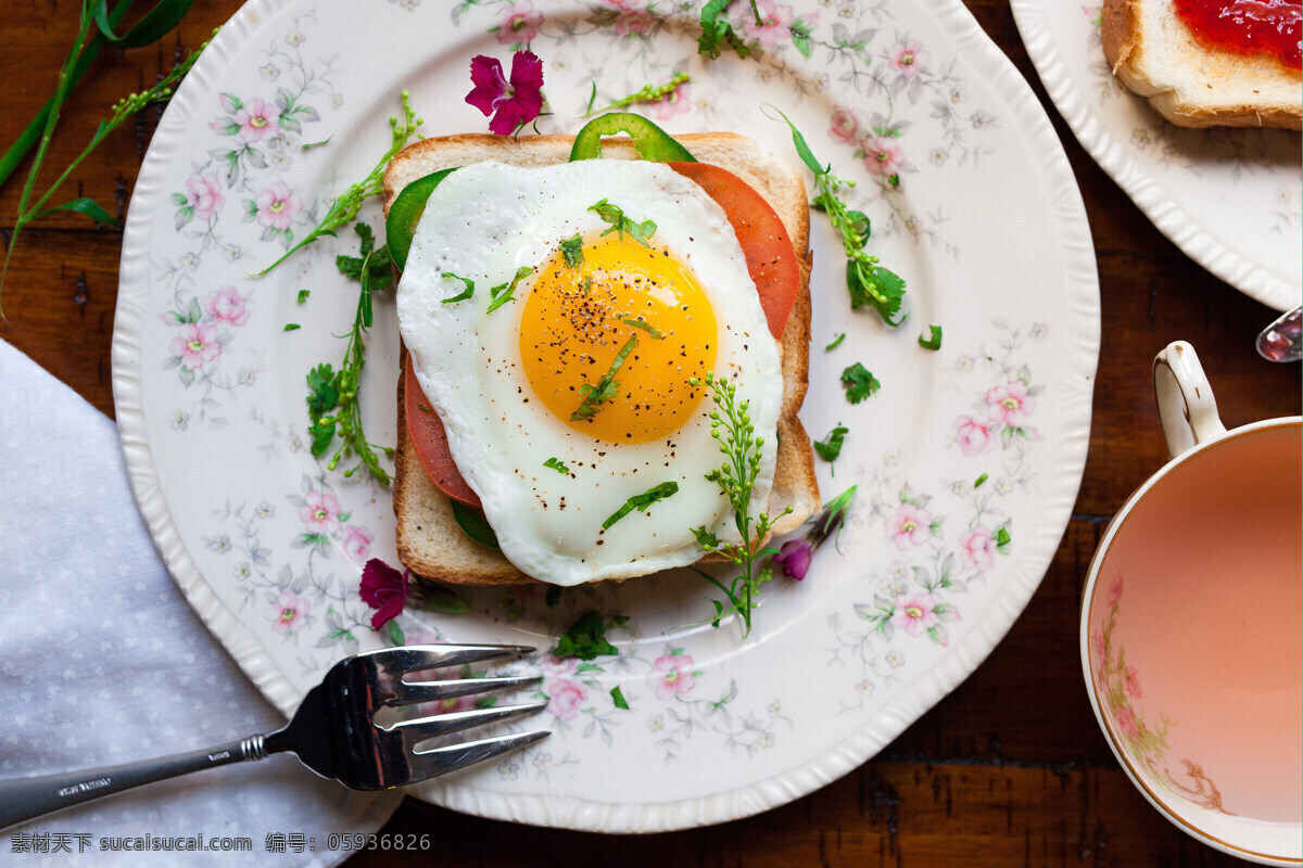 早餐图片 早餐 早餐鸡蛋 鸡蛋面包 早饭 早上 照片 生活百科 生活素材