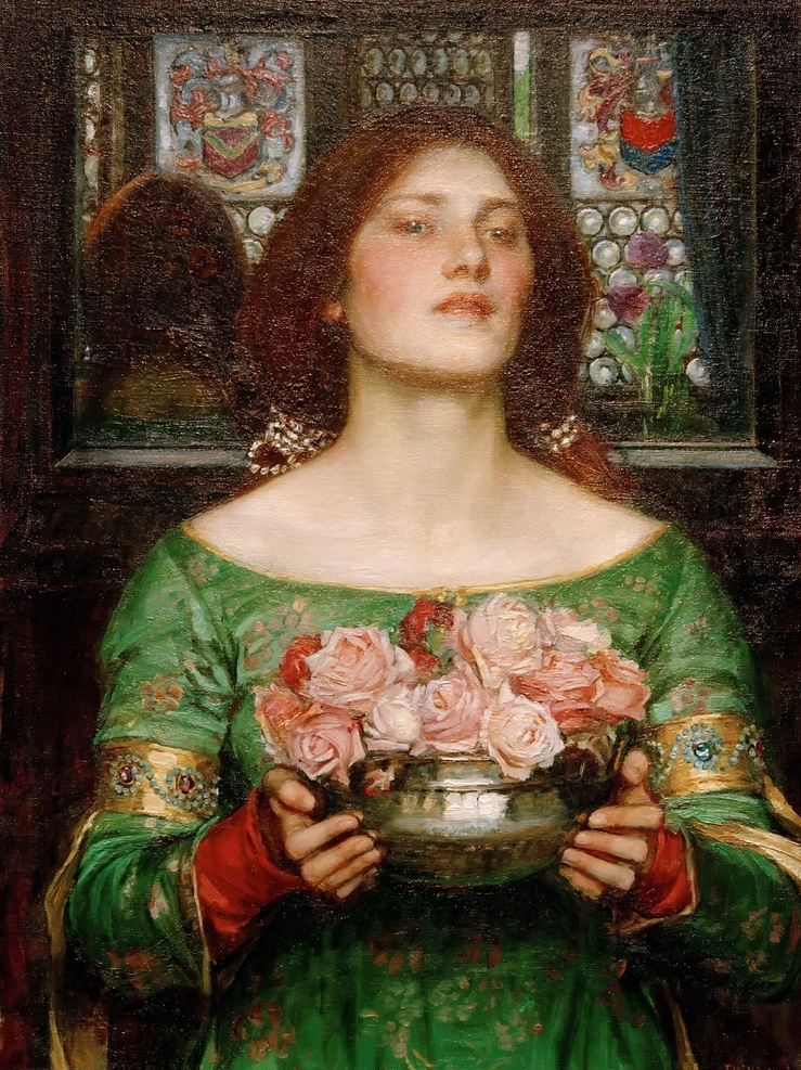 欧式 古典 人物 生活 油画 美女油画 精美人物油画 女性人物油画 妇女油画 少女油画 生活场景油画 沃特豪斯油画 欧式古典油画 复古油画 人物油画 写实人物 人物形象油画 装饰画 形象 装饰 文化艺术 绘画书法