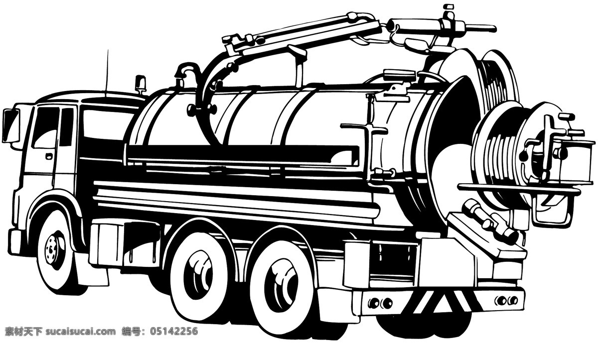 工程车辆 矢量素材 格式 eps格式 设计素材 交通运输 矢量图库 白色