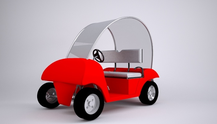高尔夫 车 3d 电 工业 建模 发明家 3d模型素材 其他3d模型