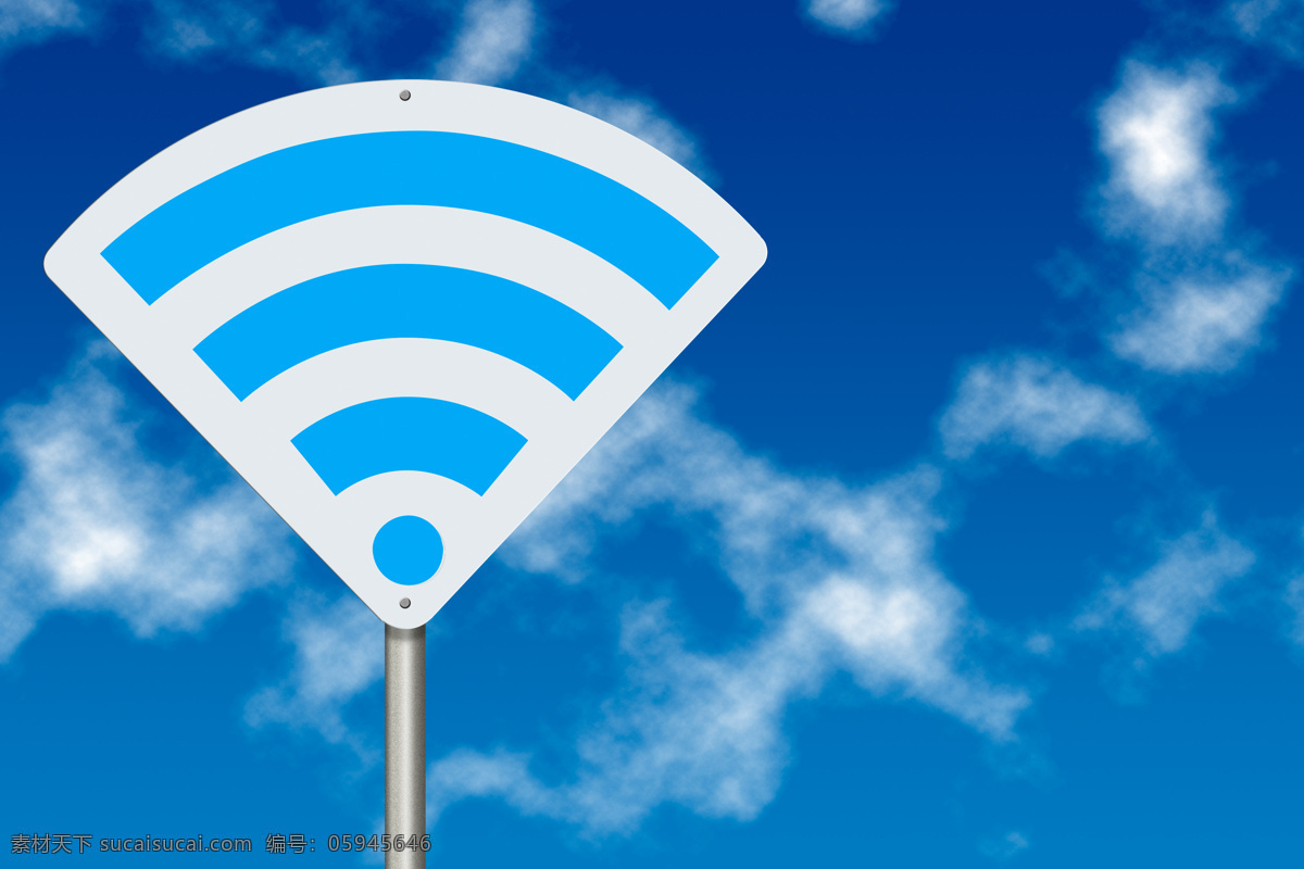 无线网络 指示牌 wifi 网络信息 通讯科技 通信科技 通讯网络 现代科技