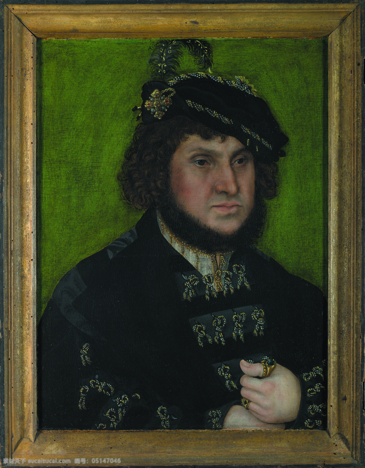 男人 肖像画 肖像 画像 相框 西方人物 名画 油画 绘画 文化艺术 艺术品 世界名画 书画文字