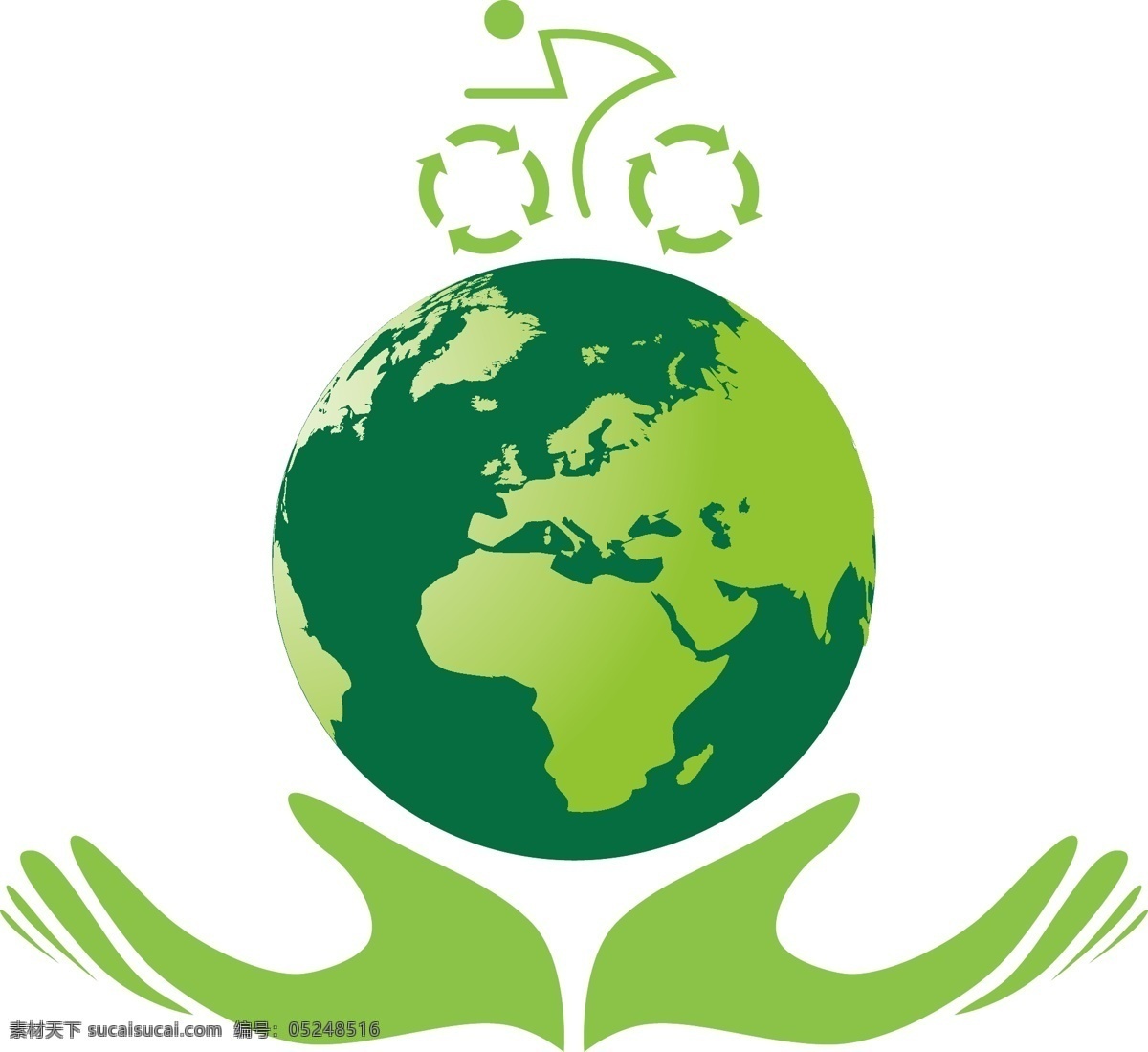 绿色环保 保护 地球 绿色 出行 图标 自行车 保护地球 环保 能源 循环 运动 交通 环保图标 节能