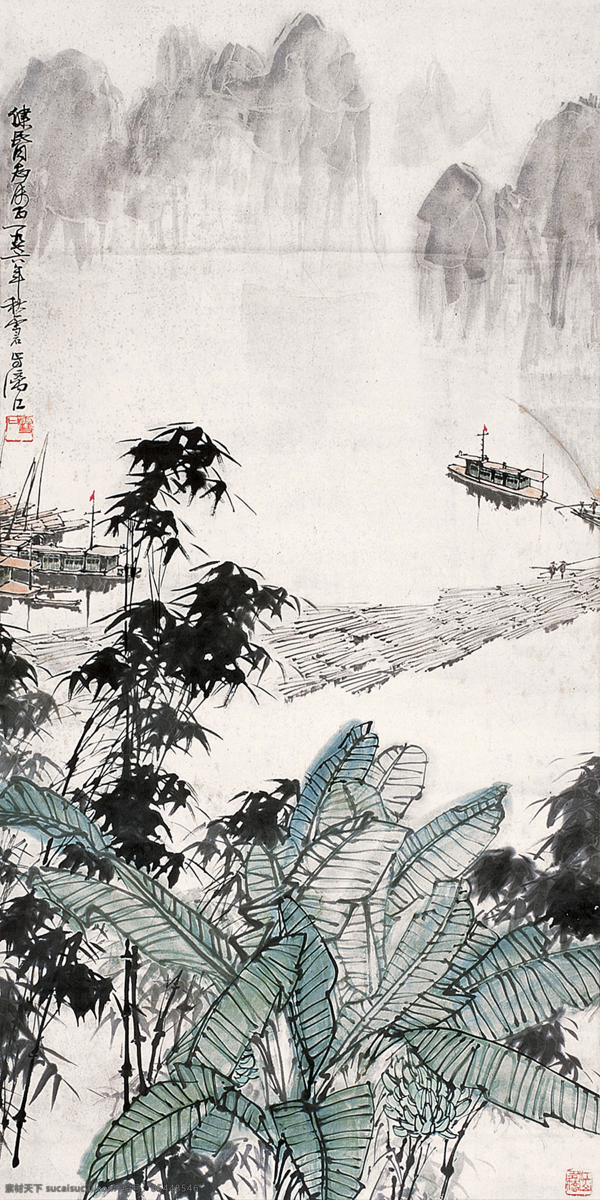 风景 写意 山水画 水墨画 风景画 名画 国画 中国画 绘画艺术 装饰画 挂画 书画文字 文化艺术