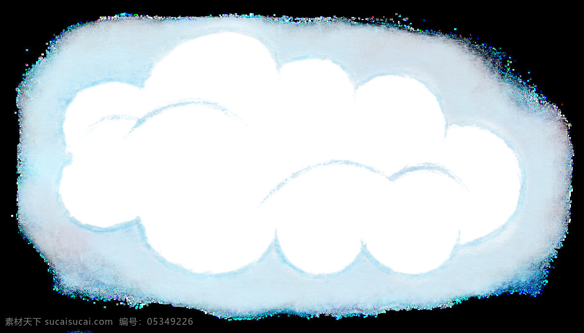 漂浮 云朵 透明 装饰 图案 设计素材 png元素