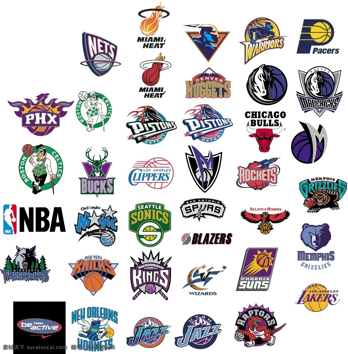 nba标志 热火 nba 体育 篮球 体育运动 文化艺术 矢量
