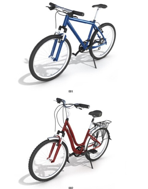 自行车 模型 3d模型 交通工具 自行车模型 3d模型素材 其他3d模型