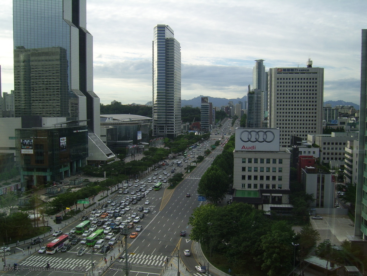 韩国 首 尔 城市 街道 街景 鸟瞰 锥 鞘 薪 值 澜 志 澳 耦 矢量图
