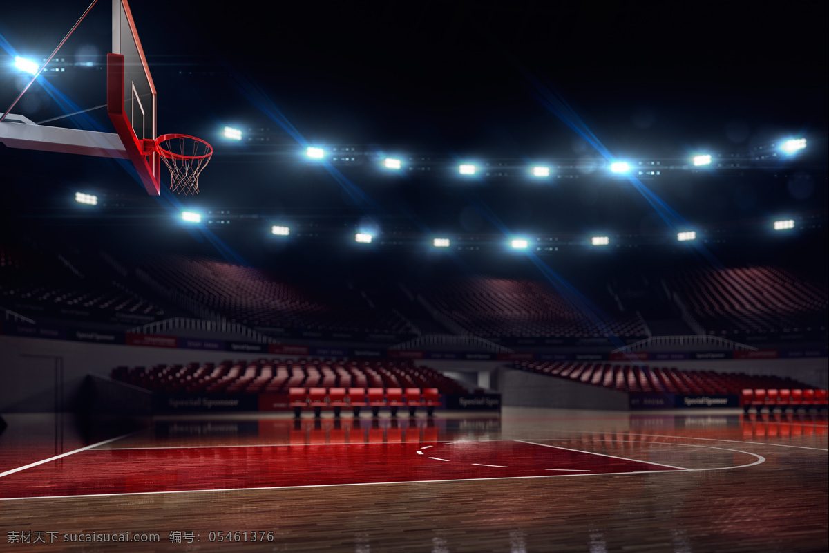 高档篮球场 室内篮球场 室内 篮球 篮球场 效果图 比赛 体育运动 3d设计