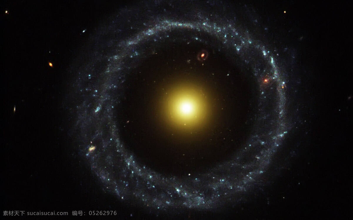 银河 星系 彩色 环 科幻 太阳 外太空 星星 银河星系 包围 中心 自然风光 自然景观 psd源文件