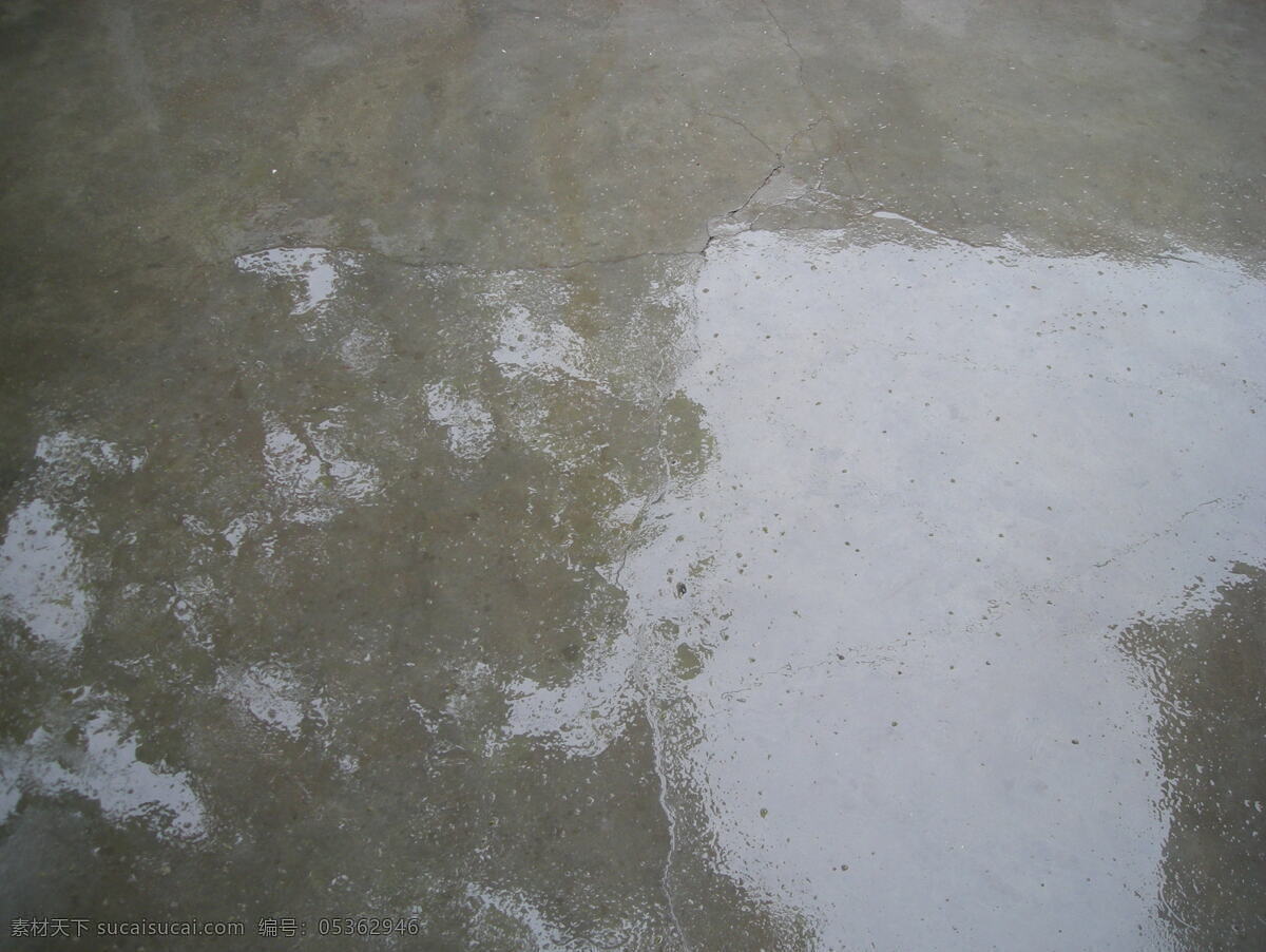 水泥地面 雨天 下雨 地面 建筑园林