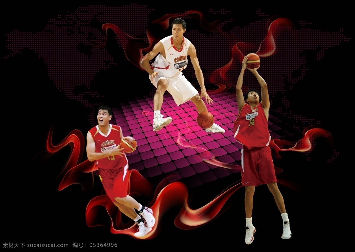 中国男篮签名 cba篮球 易建联 姚明 王治郅 cba 篮球 体育运动 文化艺术 矢量