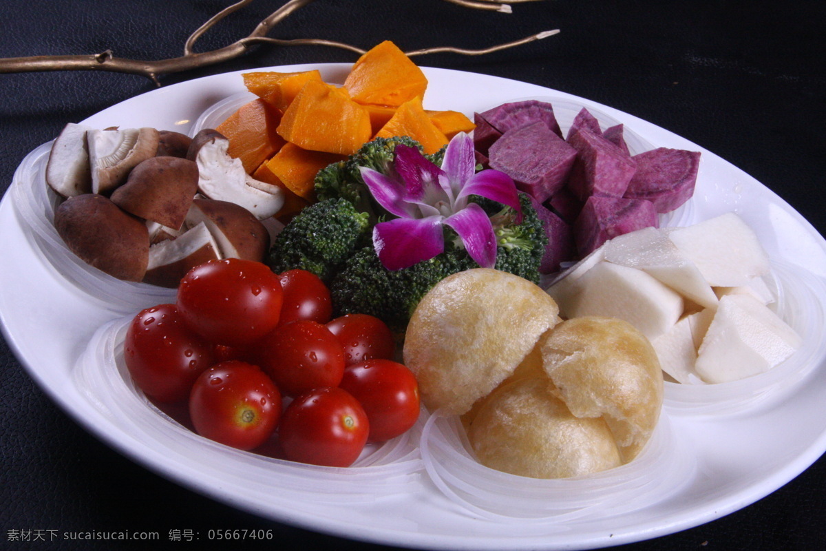 仙女 散花 餐饮美食 传统美食 大丰收 仙女散花 中华美食 蔬菜拼盘 风景 生活 旅游餐饮