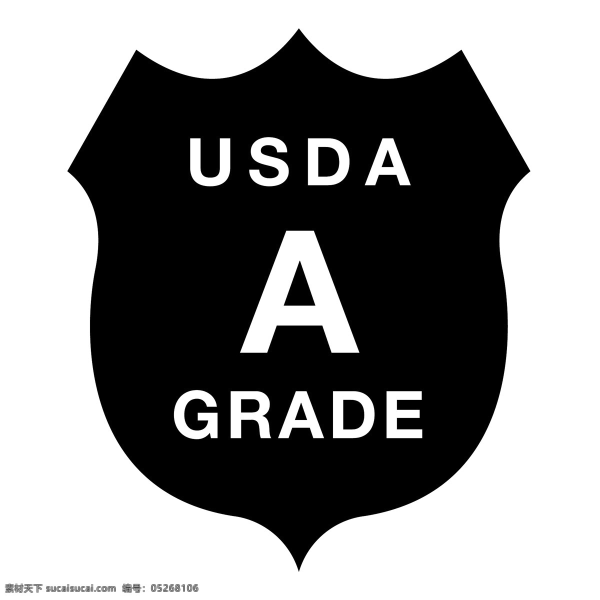 usda 免费usda a级标识 等级 标志 psd源文件 logo设计