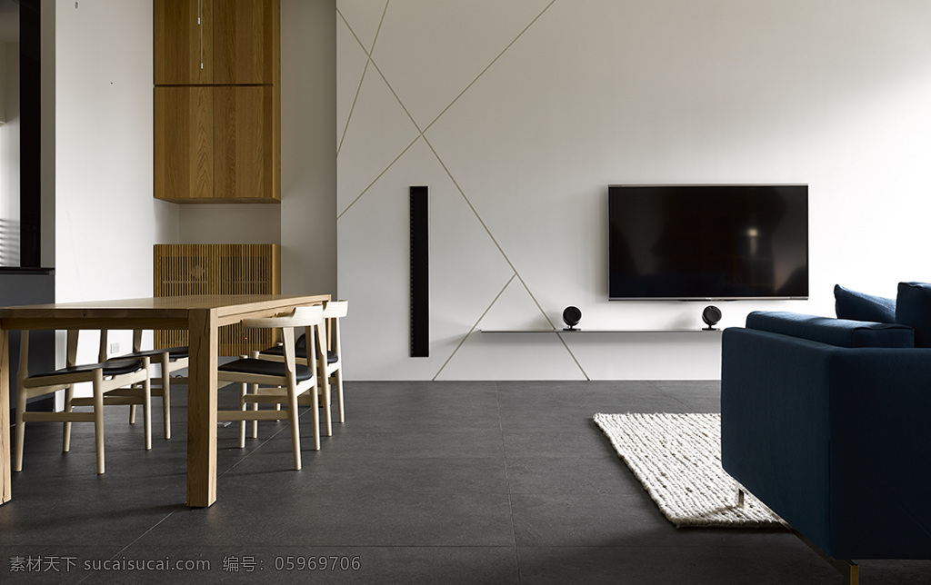 简约 客厅 灰色 地毯 装修 效果图 电视机 方形吊顶 电视 背景 墙