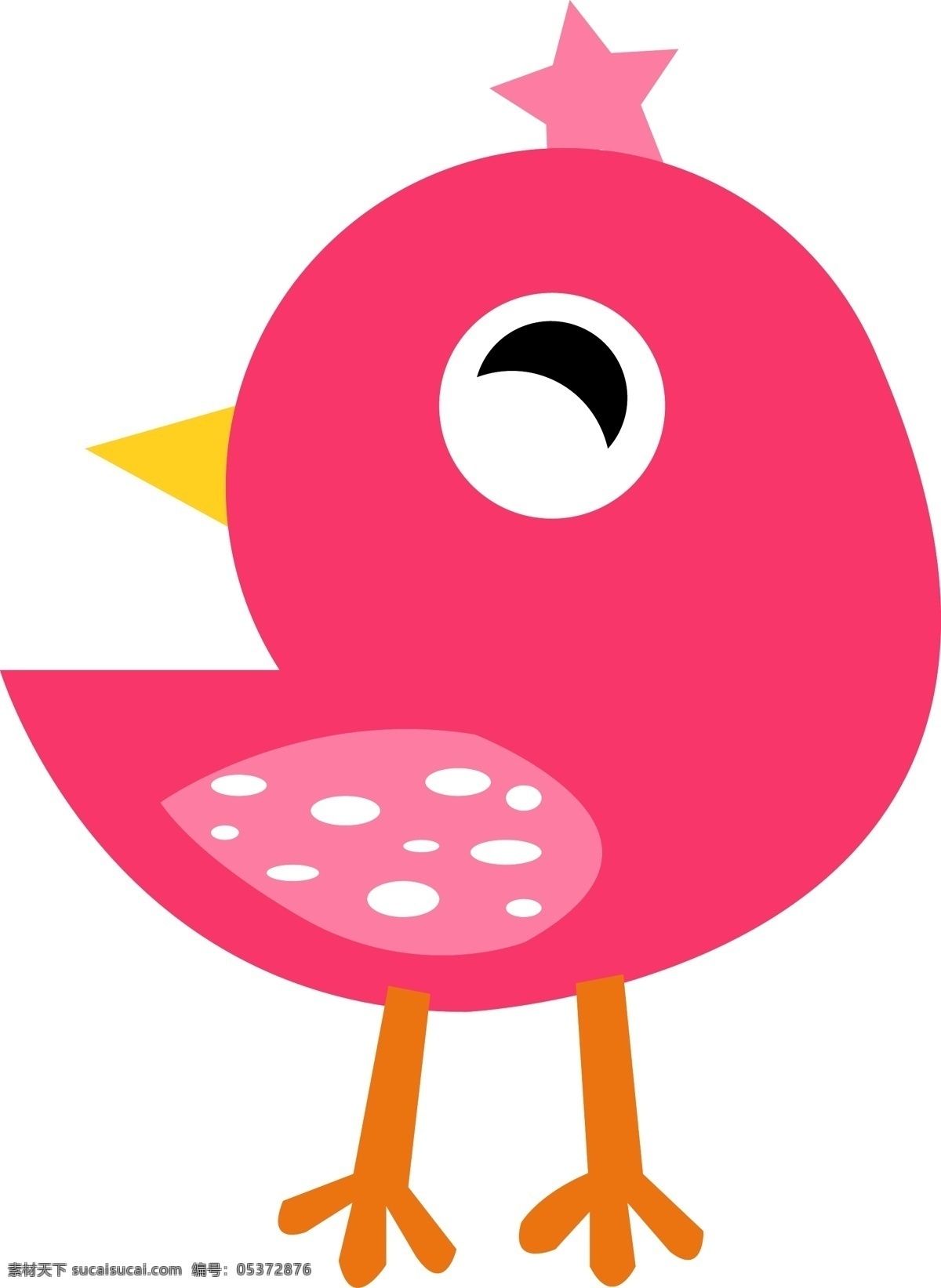 可爱 卡通 小鸟 免 抠 卡通的小鸟 可爱的小鸟 红色 粉色 简约的图形 简笔的小鸟 简单的小鸟