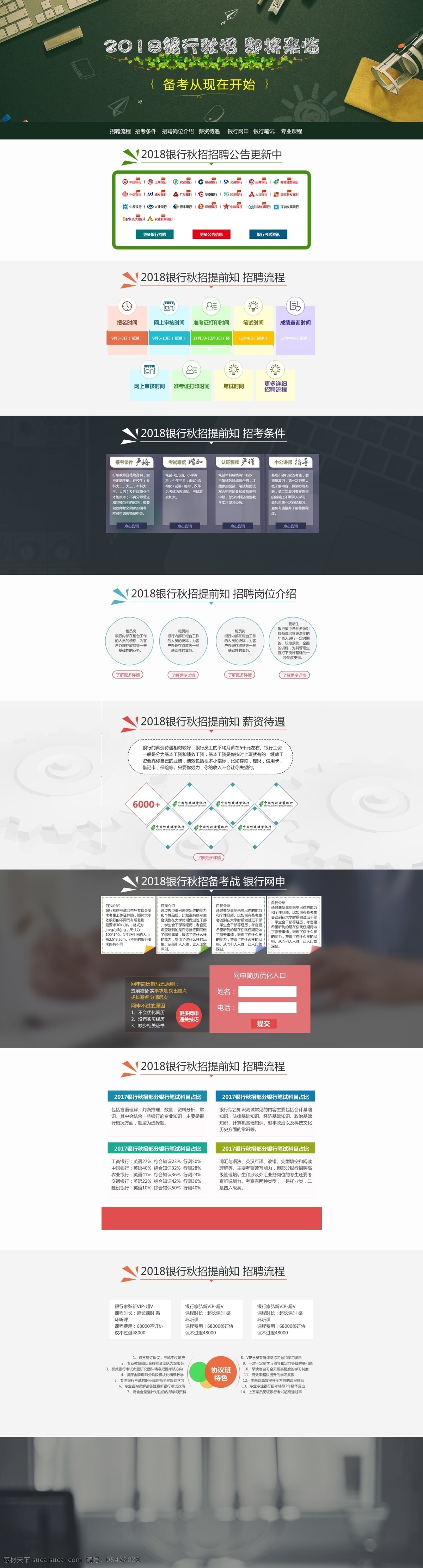 2018 银行 秋 招 专题 招聘 银行招聘 招聘专题 着陆页 详情页