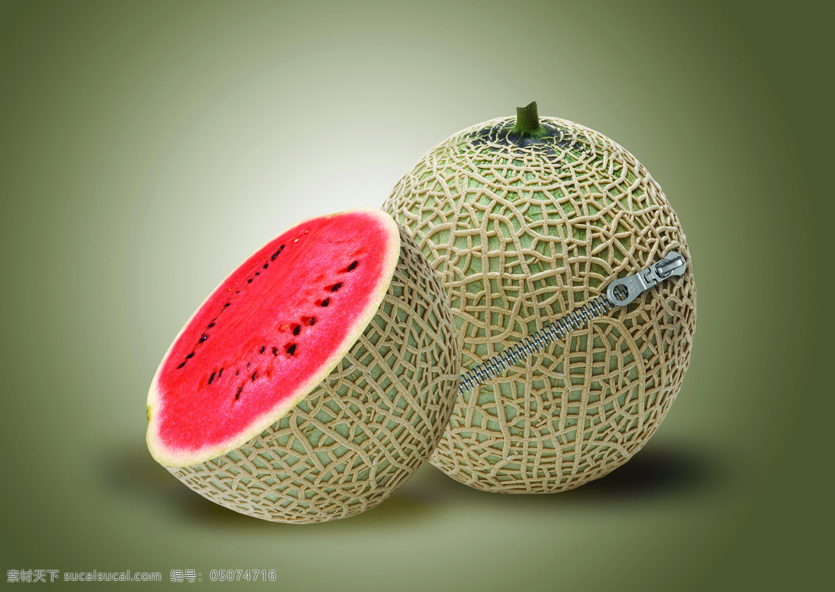 创意 水果 新鲜水果 创意水果 椰子 西瓜 水果图片 餐饮美食