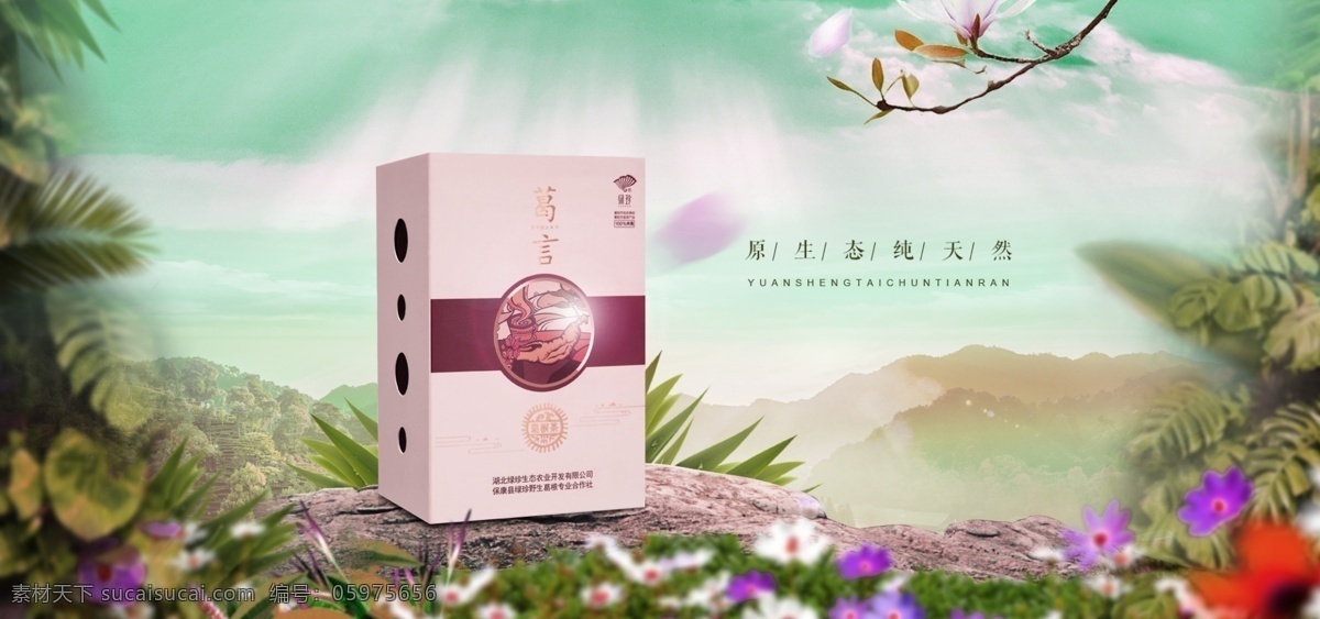 日用品纯天然 日用品 美白 背景 草地 天空 淘宝 海报 灰色
