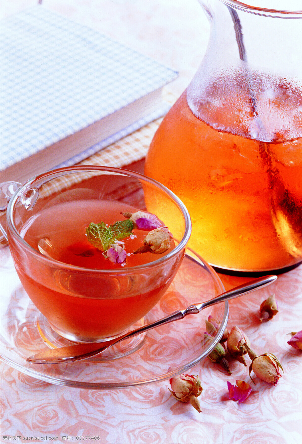 花草茶 冰茶 红茶 果茶 杯子 玻璃杯 茶杯 玫瑰茶 玫瑰 花茶 杯 饮品 餐饮美食 饮料酒水